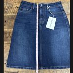 Acne Studios  Bla Konst Blue Denim Shadow Miniskirt Photo 7