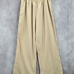 Cream Tan Smock High Rise Wide Leg Pocket Flowy Boho Dress Pants Plus 2XL Size XXL Photo 0