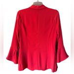 Doe & Rae Women’s  red blazer flare sleeve size small Photo 1