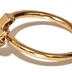 Sam Edelman NEW - Trendy Dainty “Gold Lightning Bolt Ring” Celestial Boho Chic Band Size 8 Photo 0