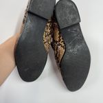 ZARA  Shoes Womens Size 39 8 US Snake‎ Print Loafers Brown Faux Leather Flats Photo 4