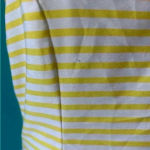 ZARA  yellow and white striped mini dress in size medium Photo 2