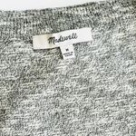 Madewell  Gray Heather V-Neck Short Sleeve Sweater Medium Photo 2