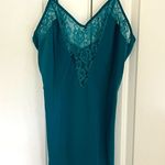 Victoria's Secret Victoria’s Secret Vintage Gold Label Teal Short Mini Silky Lace Nightgown Size S Photo 0