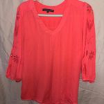 Brixon Ivy  Pink Embellished Blouse with 3/4 Sleeves Photo 0