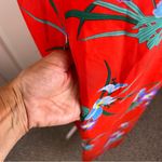 Vintage Made in Hawaii Muumuu Floral Hibiscus Print with Pockets Photo 2