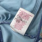 Xhilaration  Bikini Top Halter High Square Neck Geometric Removable Cups Blue L Photo 4