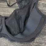 Victoria's Secret Victoria’s Secret Black Lace Unlined Underwire Push Up Without Padding Bra 34B Photo 2