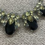 Talbots  Necklace Black and yellow Gemstone Statement Photo 4