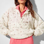 Fabletics  Erica Malbon Ripstop Pullover Hooded Windbreaker Desert Theme Size M Photo 0