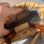 Super cute crossbody bag With Wood Handle Yellow Photo 1