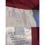 David's Bridal Red Bridesmaid Prom Dress Maxi Long HOCO Gala Holiday Event Glam Photo 7