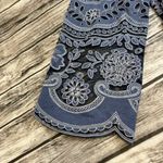 HD in Paris Women's Sheer Floral Crewneck Lace Blouse Shirt 2 Blue Periwinkle Photo 8