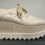 Stella McCartney  Elyse Platform Shoes Cream Beige 38.5 Photo 0