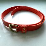 Rebecca Minkoff  Genuine Leather‎ Belt - Size M - Coral/Antique Brass - NWT Photo 1
