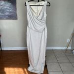 House Of CB  Laria Ecru Vegan Leather‎ Maxi dress Cream Cocktail NWOT Size XL Photo 8
