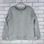 Haven Well Within Quilted Gray Crewneck Sweatshirt Size M Size M Photo 3