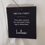 Lulus White Mini Dress with Tie Straps NWT Size Small Bridal Cocktail Dress Photo 7