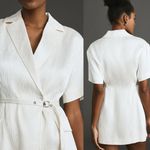 Anthropologie Lorenzo Short-Sleeve Belted Blazer Dress NWT Photo 1