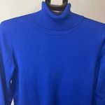 Calvin Klein women's Vibrant Blue Turtleneck Sweater Photo 2