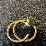 Large diamanté hoops. Gorgeous. New. Photo 1