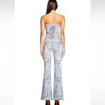 I am gia I.AM.GIA Calee Pant Flare Wide Leg High Waisted Jeans Printed Size S Photo 2