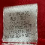 Lovestitch Kimono Top Womens S Red Floral Textured Flowy Tie Front Boho Beachy Photo 11