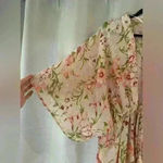 Women’s Floral DY Throw Over Pink Size undefined Photo 1