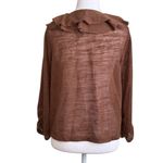The Limited  Cardigan Lightweight Sweater Top Brown L Large New Photo 1