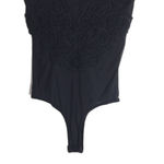 Love Culture  ladies black sheer lace onesie top size small rave festival Photo 2