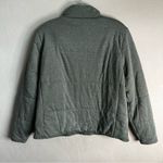 Three Dots  Olive Green Quilted Jacket Photo 7