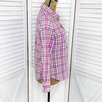 Vineyard Vines Palmetto Plaid Popover Linen Shirt Pink 00 Photo 2