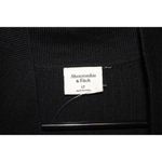 Abercrombie & Fitch Womens Black Long Sleeve Knit Collar Dress Tall Size Large Photo 2