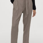ZARA  Plaid Paperbag Waist Trousers XS Photo 0