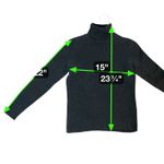 Ralph Lauren  Gray Turtleneck Sweater Small Preppy Classic Basic Embroidered Logo Photo 4