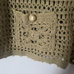 Koret Beige Crochet Knit Vest Tan Size XL Photo 2