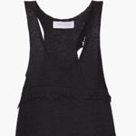 IRO Boham distressed slub linen jersey tank black L Photo 2