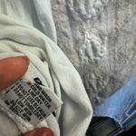 Raviya Boho swim coverup or Tunic in white and navy blue with sequin details XL Photo 3