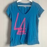 Old Navy  Los Angelos California Graphic Tee Teal M Photo 0