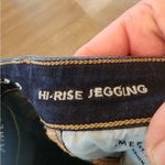 American Eagle high rise jeggings Distressed dark wash size 00 regular Photo 3