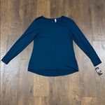 Ideology Idealogy pacific teal pullover yoga top Photo 2
