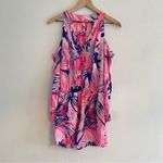 Lilly Pulitzer sunny shoulder Elsa 100% silk romper size XS Photo 2