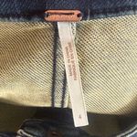 Free People Denim Romper in Dark Blue Womens Long Sleeve Collarless Size 4 Photo 4