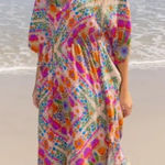 Natural Life  kaftan colorful maxi dress Photo 0