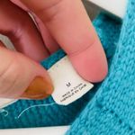 Anthropologie Moth by Anthro. Cashmere Knit Sweater Blue Sz Medium Photo 3