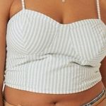 Anthropologie Bustier Coastal Striped Crop Top Photo 0
