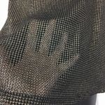 She + Sky black and gold sparkle crop Top Large Photo 3