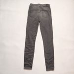 Paige  Gray Hoxton Ultra Skinny Y2K Ankle Slim Denim Punk Rock Jeans Pants 26 Photo 1
