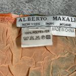 Alberto Makali Top Womens L Crinkle Boho Floral Embroidered Mixed Print Blouse Photo 7