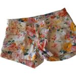 B.B Jeans Floral Jean Shorts Pink Size 30 Photo 0